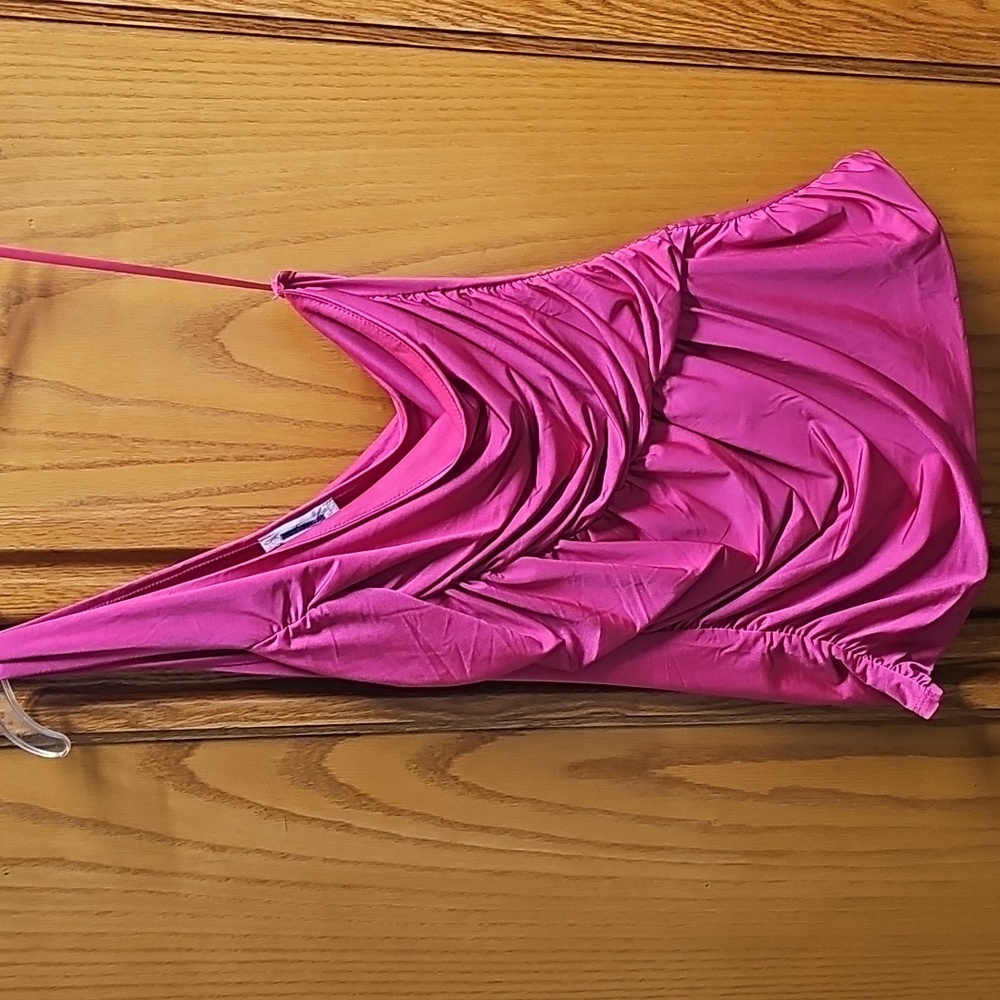 4 For $20-'Pink Draped One Sleeveless Top